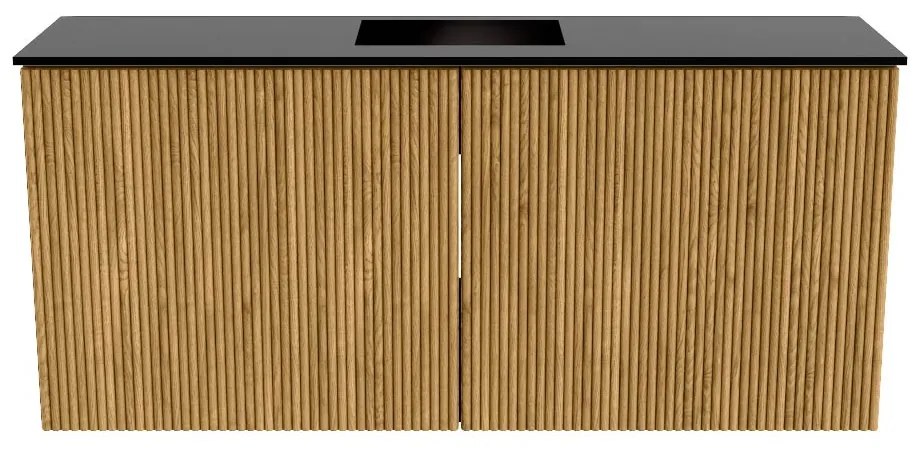 Mondiaz Joya 90cm toiletmeubel oak met wastafel faye midden 1 kraangat urban