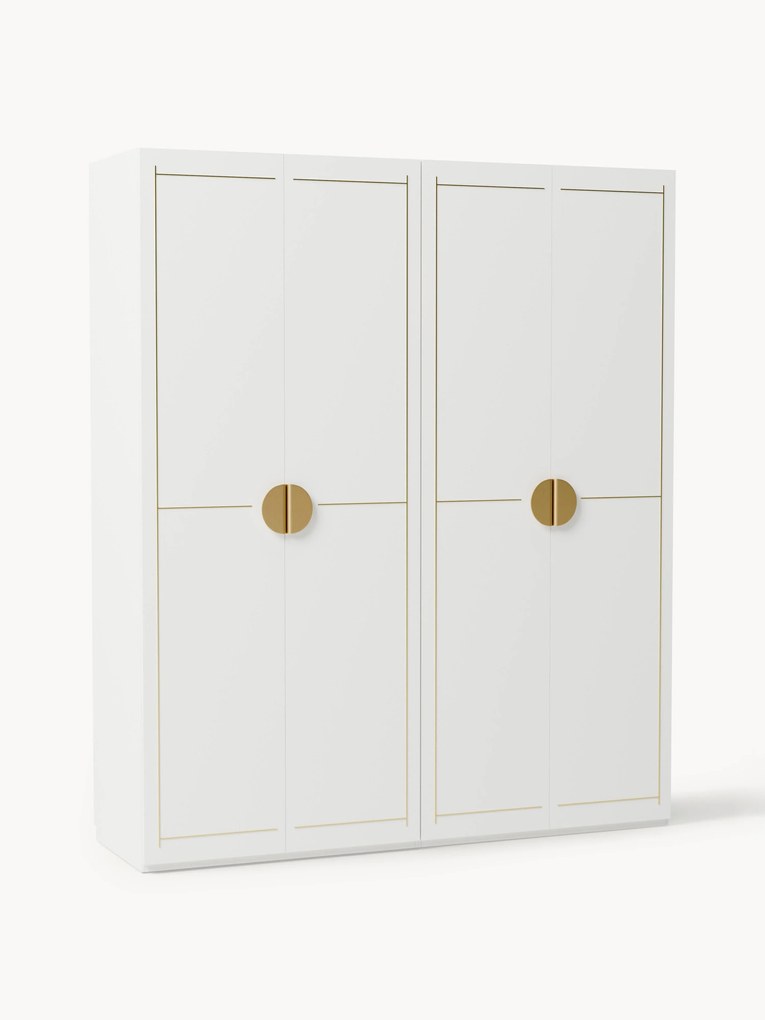 Modulaire draaideurkast Denise, 200 cm breed, in verschillende formaten