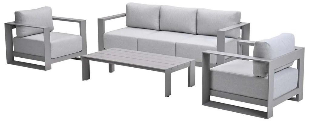 Garden Impressions Malakka loungeset 4 - delig taupe/valley sand