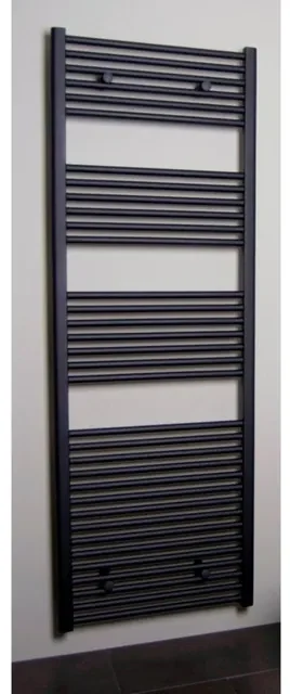Sanicare recht designradiator 172x60cm zwart mat HRA601720A