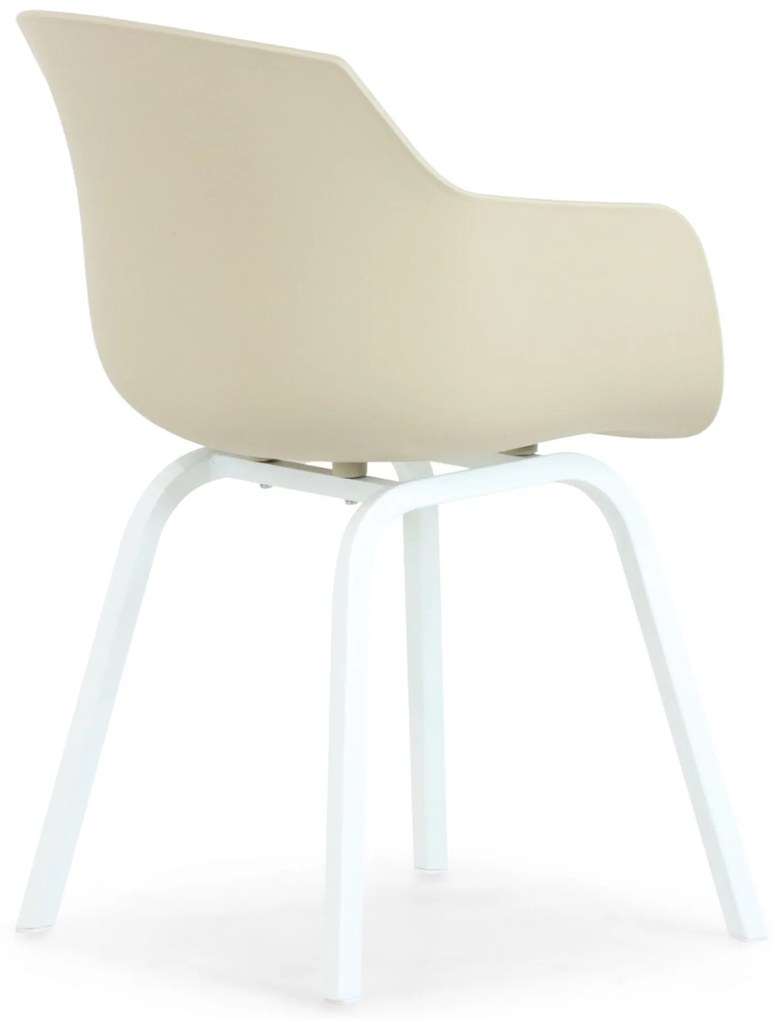 Tuinstoel Kunststof Taupe-naturel-bruin Lifestyle Garden Furniture Salina