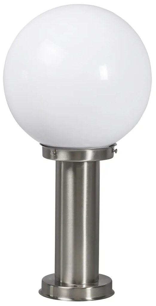 Smart buitenlamp paal staal RVS 50 cm incl. Wifi A60 - Sfera