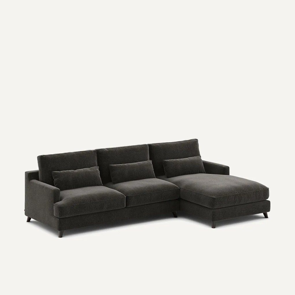 Chenille fluwelen hoekbank, Alwine