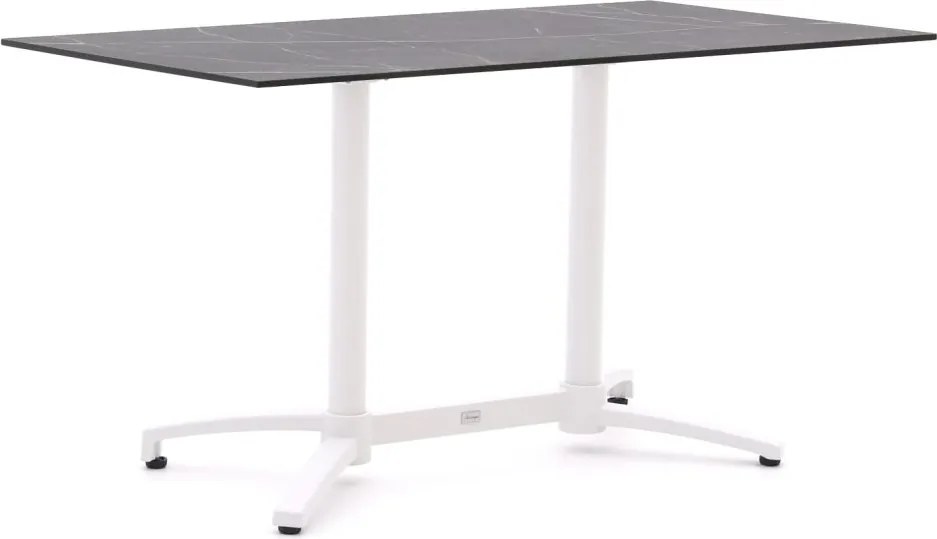 Inklapbare tafel Bellagio  | Vierkant  | Tuintafel Kunststof | 120x70cm | 4 personen | Kees Smit Tuinmeubelen
