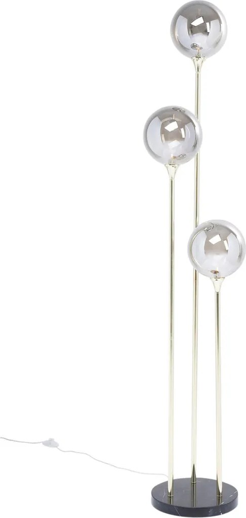 Gouden Vloerlamp Met Glas