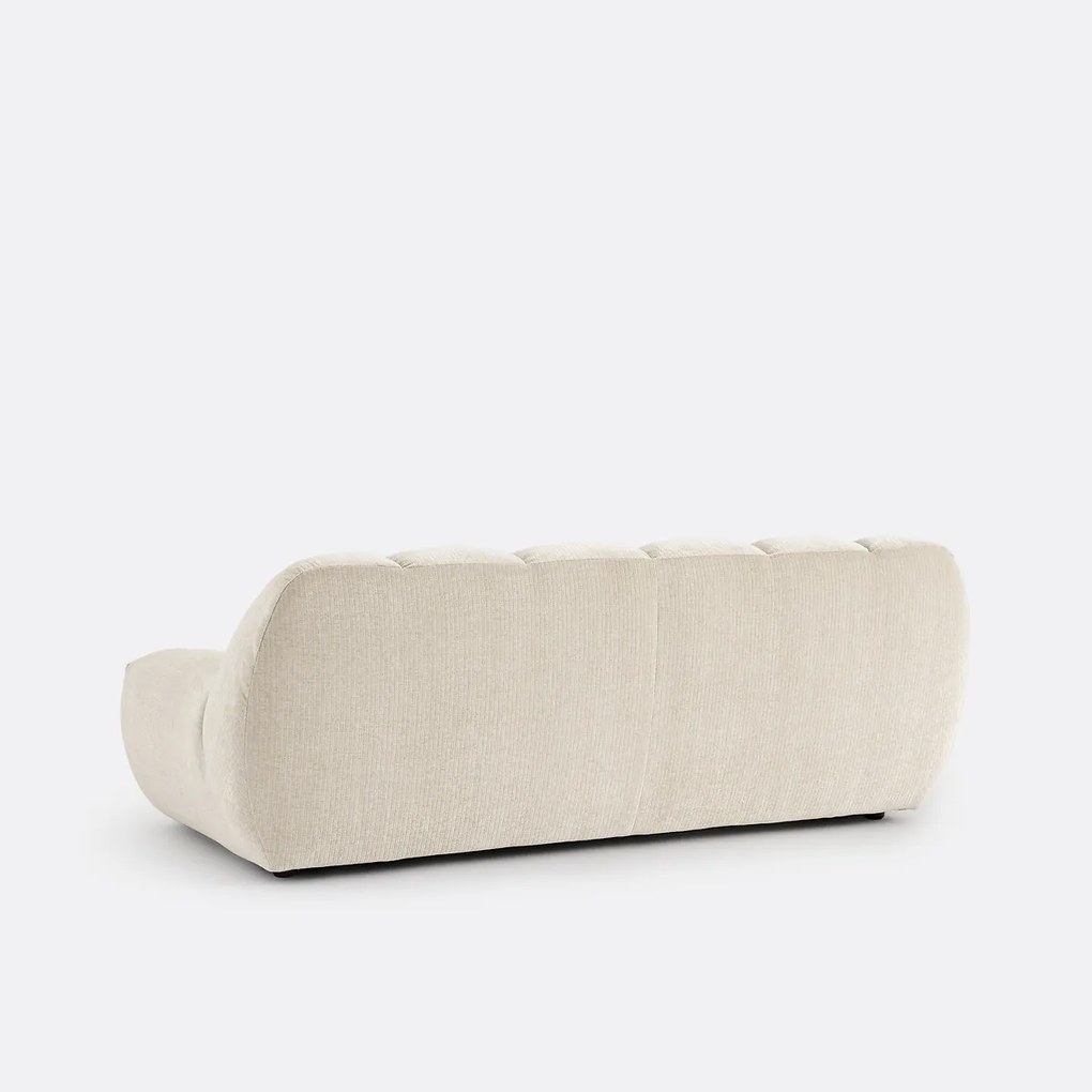 Vintage ribfluwelen bank, 3-zits, Nuria