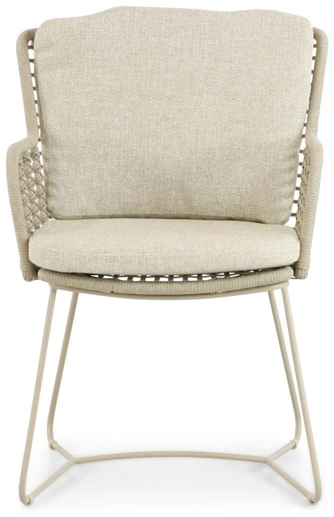 Tuinset 4 personen  Aluminium/rope Taupe 4 Seasons Outdoor Fabrice/Boston