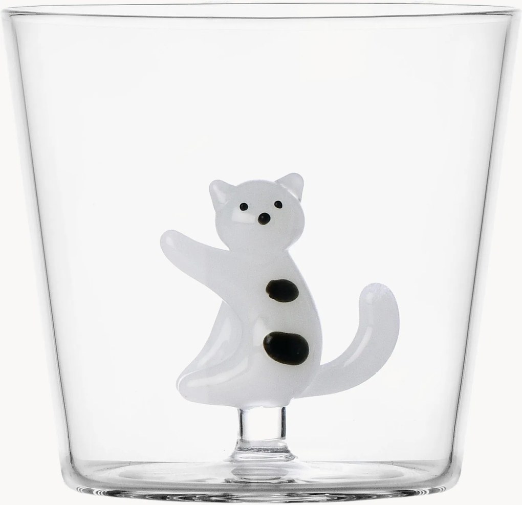 Handgemaakt borosilicaat glas Tabby-kat