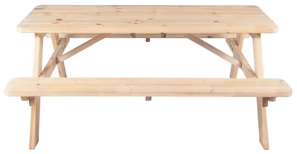 Picknicktafel Premium 180 x 70 - Transparant gebeitst