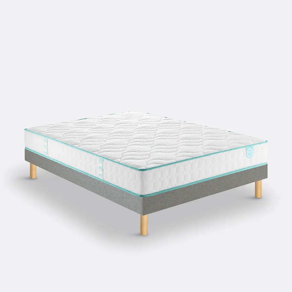 Ensemble. matras met pocketveren + bedbodem, LE TOUT TENDRE