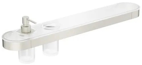 Crosswater Velo Planchet - 60cm - zeepdispenser - bekerhouder - RVS VE040V