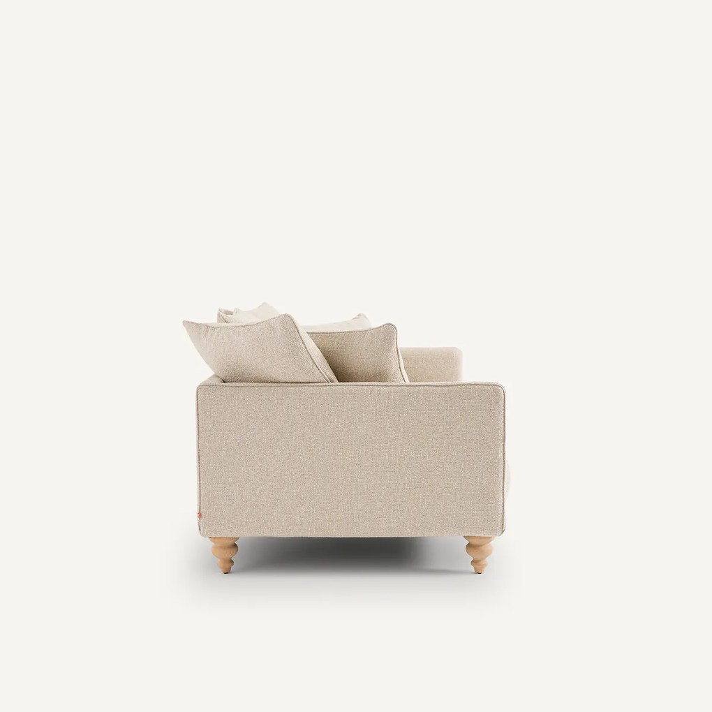 3-zits compacte zetel van badstof, Lazare