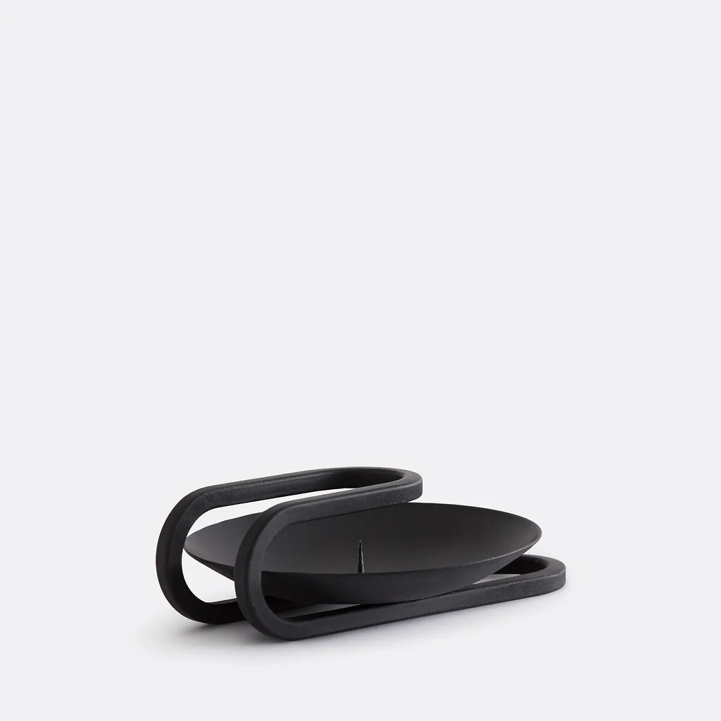 Metalen kandelaar, hoogte 4 cm, CANDRALE