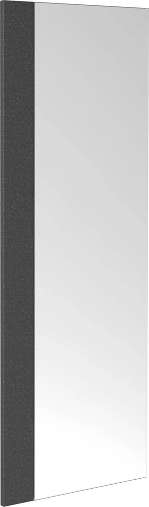 First Spiegel met strip 30x2x80 cm Basalt Gezoet