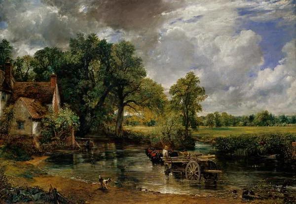 Kunstreproductie The Hay Wain, 1821, John Constable