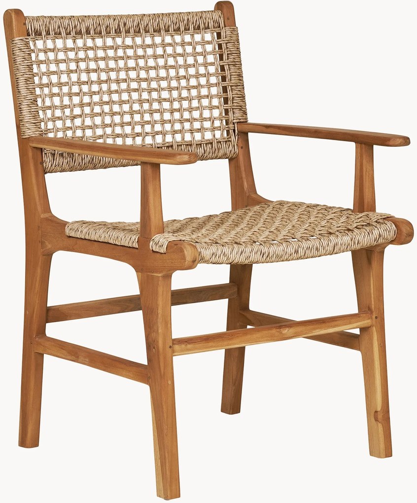 Teakhouten tuin armstoel Derby