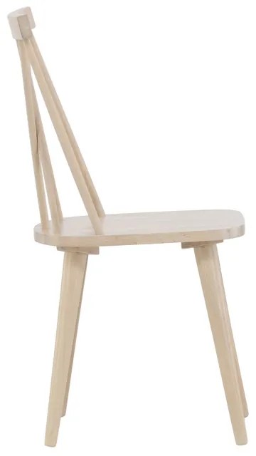 Jörn Eetkamerstoel - Lena - Taupe - Rubberhout - Jörn