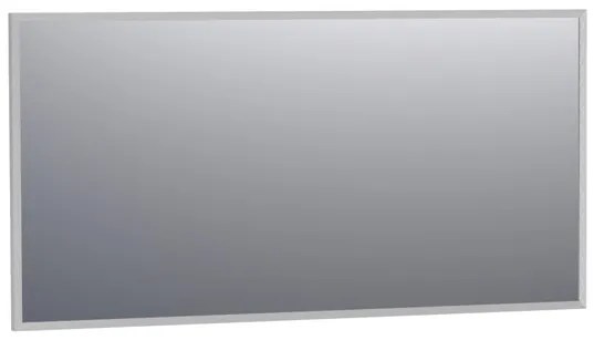 BRAUER Onyx spiegel - 140x70cm - rechthoekig - aluminium-kleurig geborsteld frame SP-ON140RHA