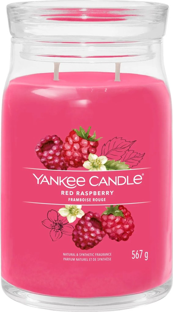 Yankee Candle geurkaars - Red Raspberry - Signature Large Jar
