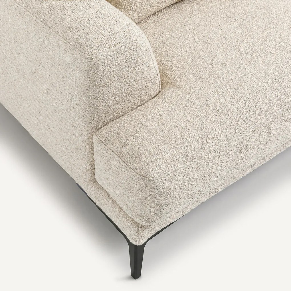 3-zitsbank in bouclé, Marsile