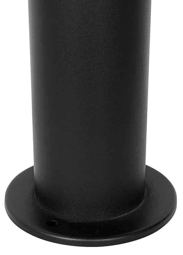 Moderne buitenlamp paal zwart 80 cm IP44 - Rox
