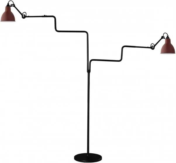 DCW éditions Lampe Gras N411 Double vloerlamp rood