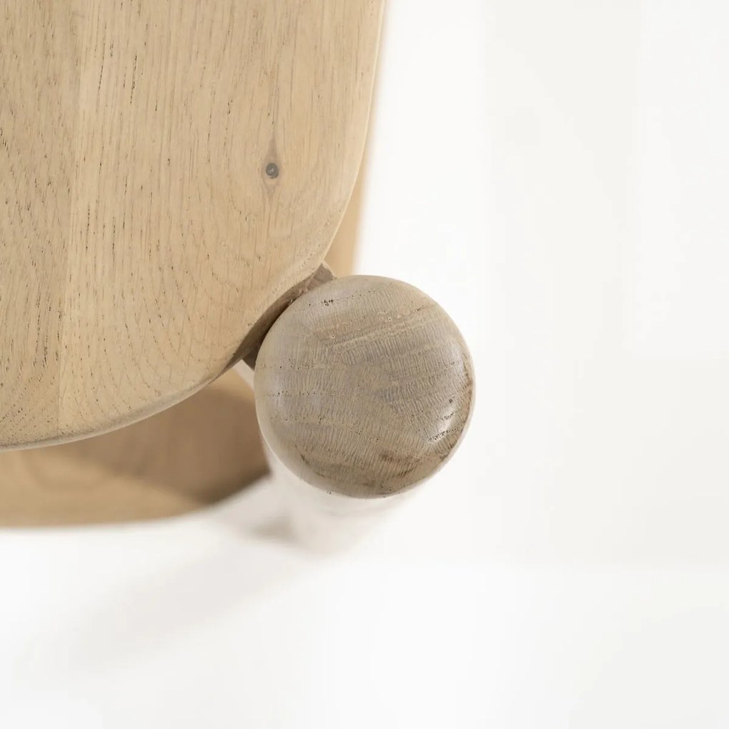 Design Wandtafel Licht Eiken Hout - 130 X 40cm.