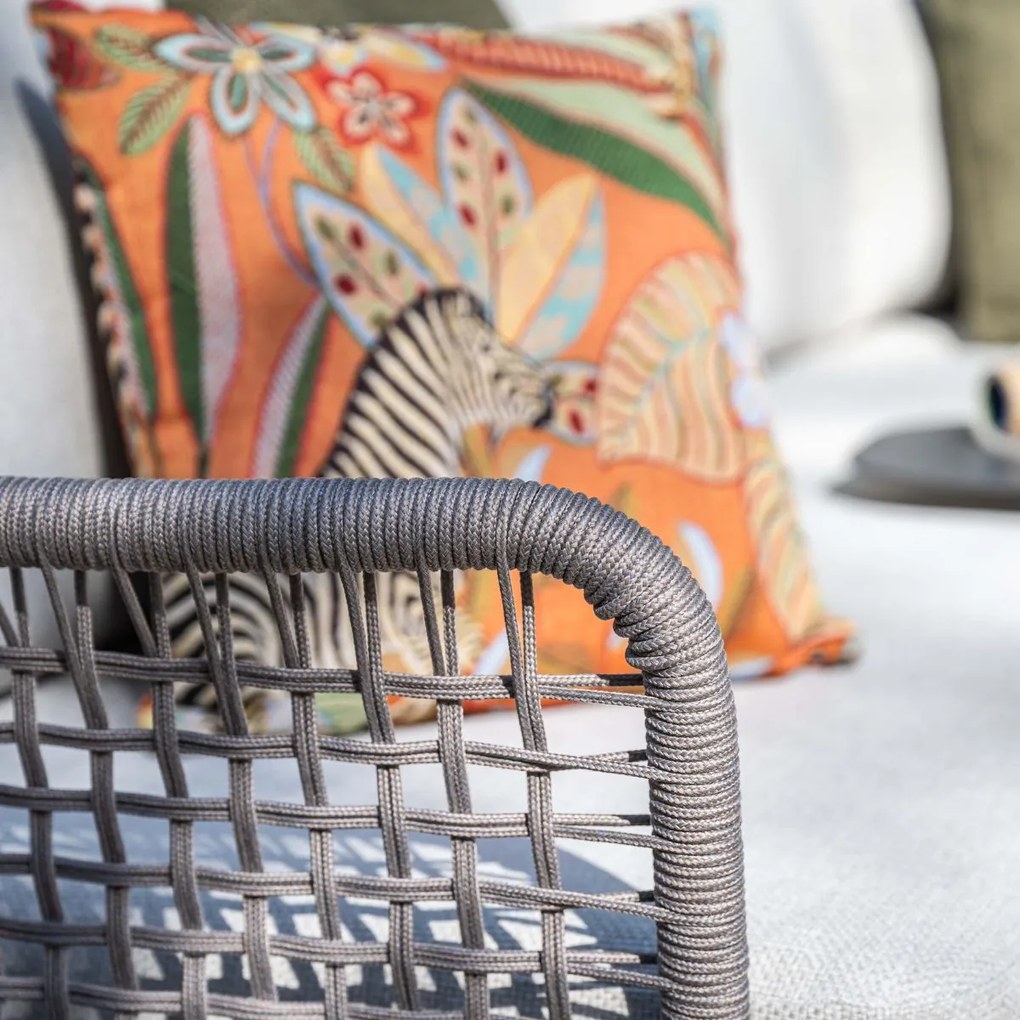 Garden Impressions Milan loungeset 5-delig - donker grijs