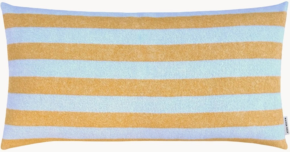 Decoratieve kussenhoes Candy Wrap van Nieuw-Zeelandse wol