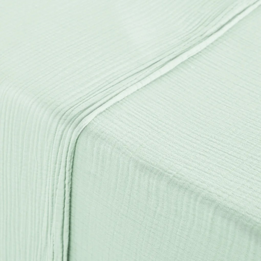 Effen plat laken in tetra, Kumla