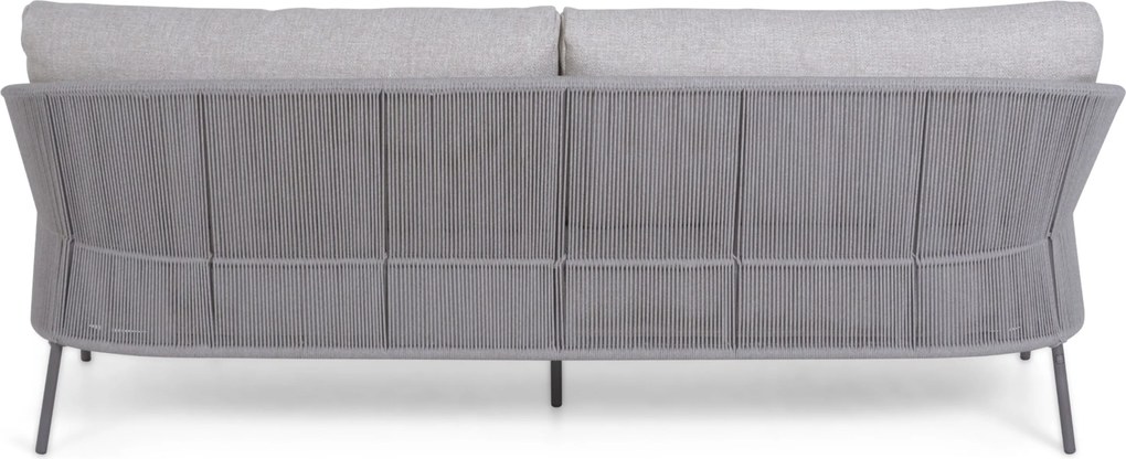 Stoel en Bank Loungeset 5 personen Rope Grijs  4 Seasons Outdoor Florence