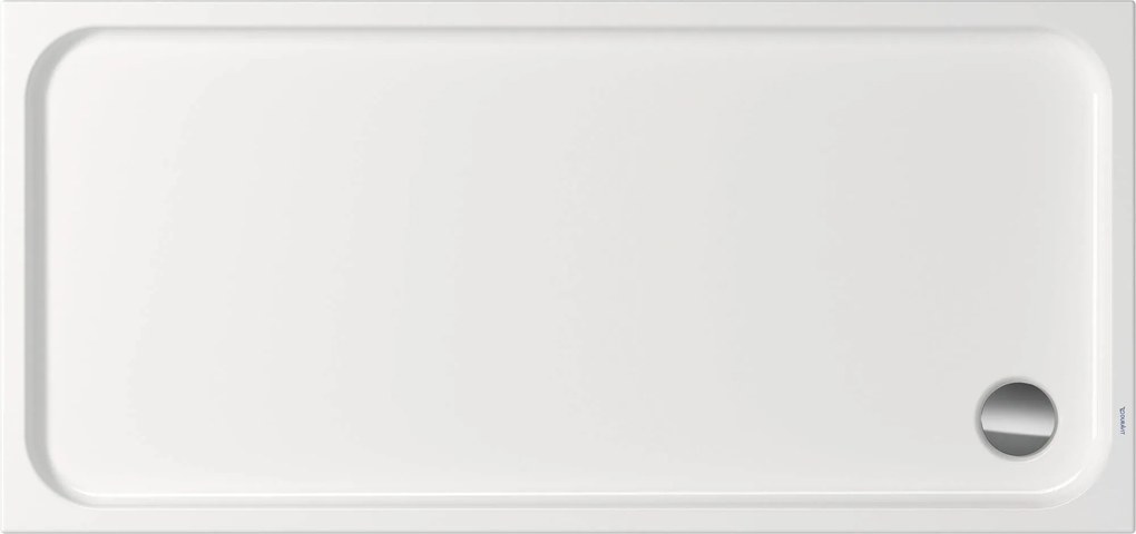 Duravit D-Code  Douchebak met antislip 80x170x8,5 cm Wit