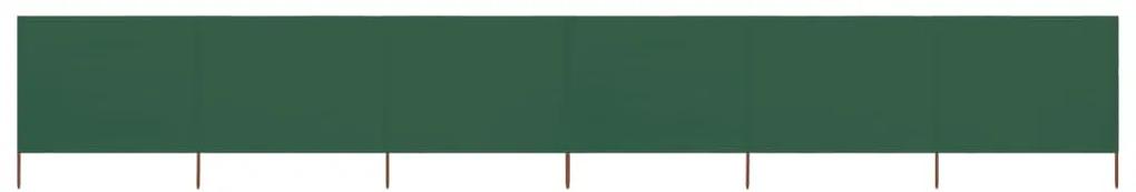 vidaXL Windscherm 6-panelen 800x80 cm stof groen