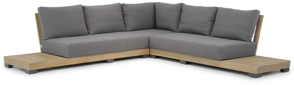 Hoek loungeset 5 personen Teak Naturel teak Lifestyle Garden Furniture Hilton