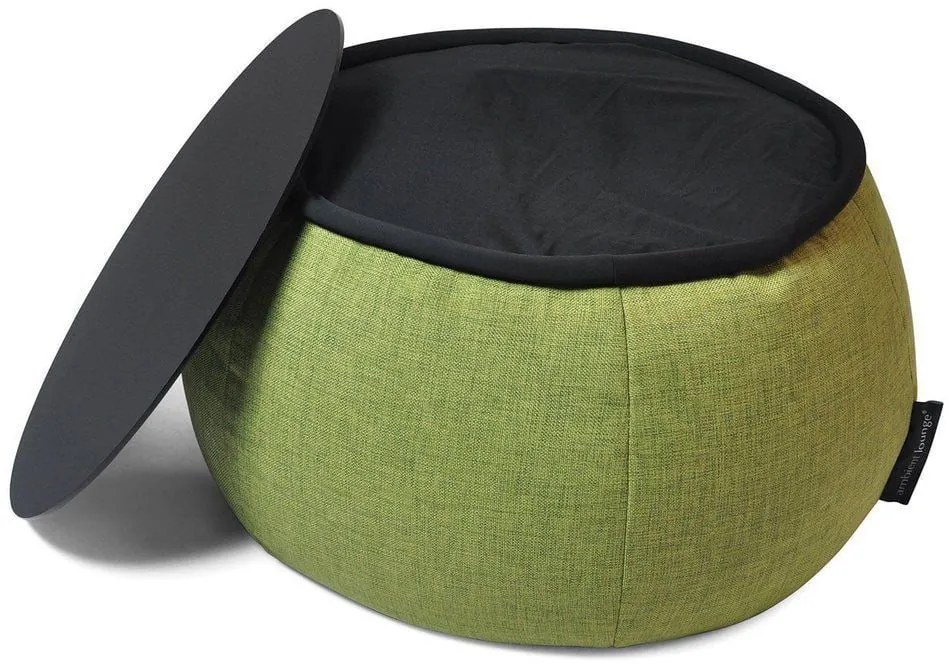 Ambient Lounge Poef Versa Table - Keystone Grey