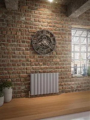 Eastbrook Guardia radiator 85x60cm aluminium 1440W grijs mat