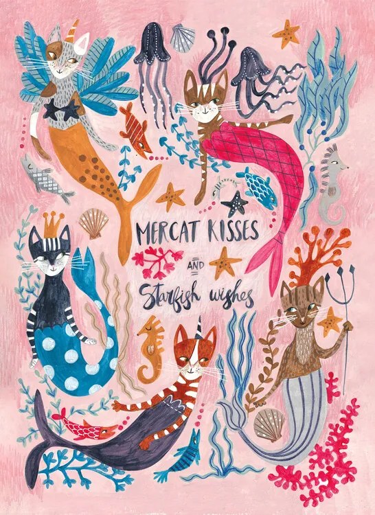 Ilustratie Mercats a Caticorns, Caroline Bonne Muller