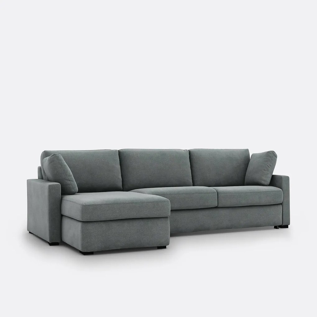 Hoekslaapbank van structuurstof Comfort BULTEX®, Timor