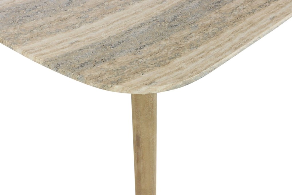 Dining Tuintafel rechthoekig 170 x 90 cm Naturel teak Almeria