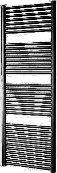 Designradiator Plieger Palermo 170,2x60cm 921 Watt Zwart Zijaansluiting