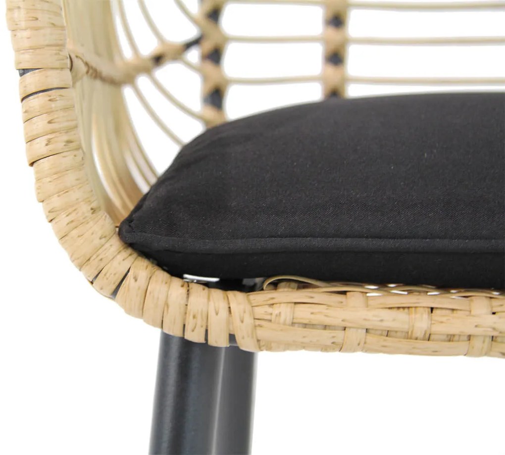 Tuinstoel Wicker Taupe-naturel-bruin Domani Furniture Certo