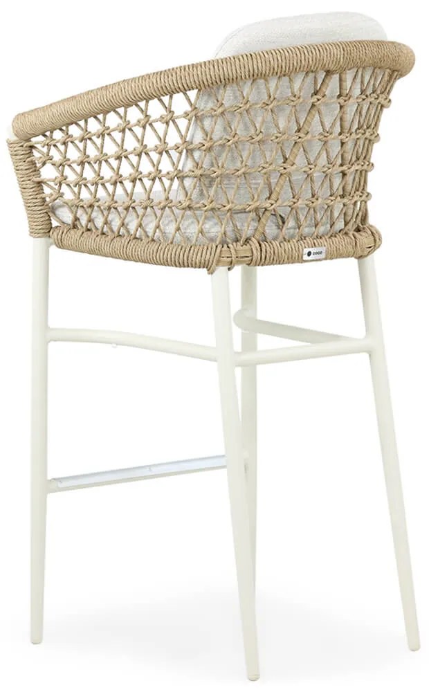Barset 70 cm Aluminium/wicker Taupe 2 personen Coco Bali/Como