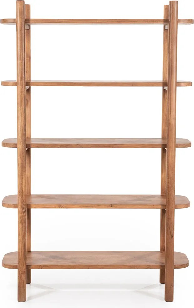 Retro Stellingkast Acacia Hout - 110x53x170cm.