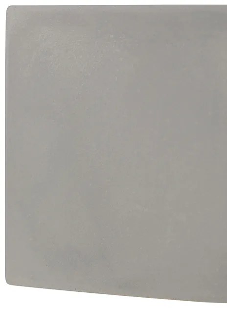 Landelijke vierkante wandlamp beton - Alban