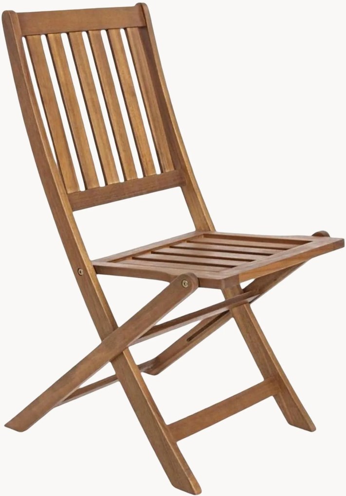 Stapelbare tuin eetstoelen Mali van acaciahout, 2-delig