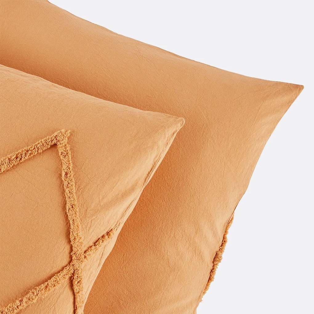 Kussensloop in katoen, Assa oker