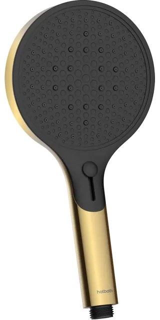 Hotbath &MORE Infinite Handdouche - 13.5cm - rond - ABS - Geborsteld messing PVD M320BBP