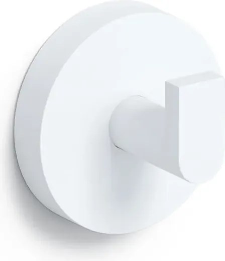 Clou Flat handdoekhaakjes wit mat - set van 2