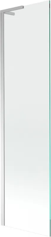 Mexen Next L badwand 1-delig 50 x 150 cm, transparant, chroom - 895-050-000-03-00-01
