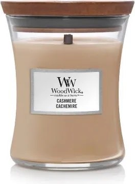 WoodWick geurkaars - Medium Hourglass Trilogy - Cashmere